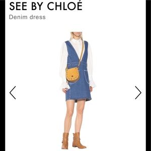 See By Cloe Denim Dress Size 44 US 12